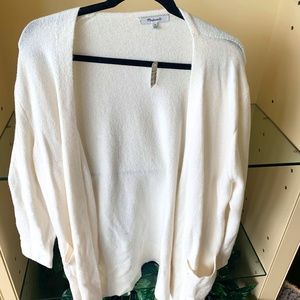 Madewell Cream Oversized Sweater